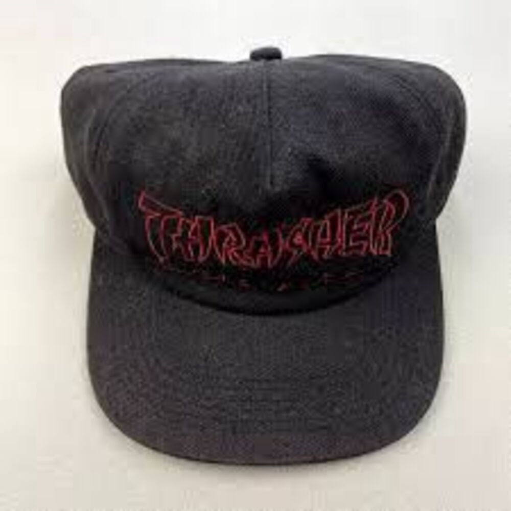 VINTAGE THRASHER SKATEBOARDING BASEBALL CAP. ADJUSTABLE